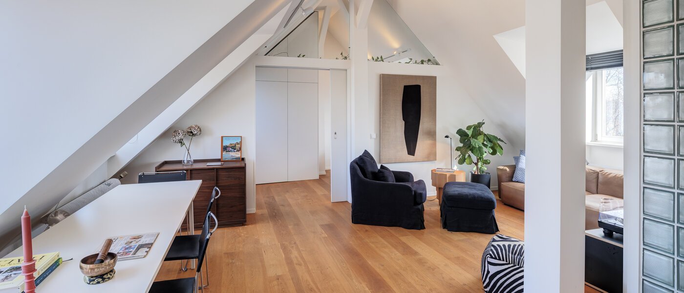 attico con terrazzo München Haidhausen 01 zona living 14748