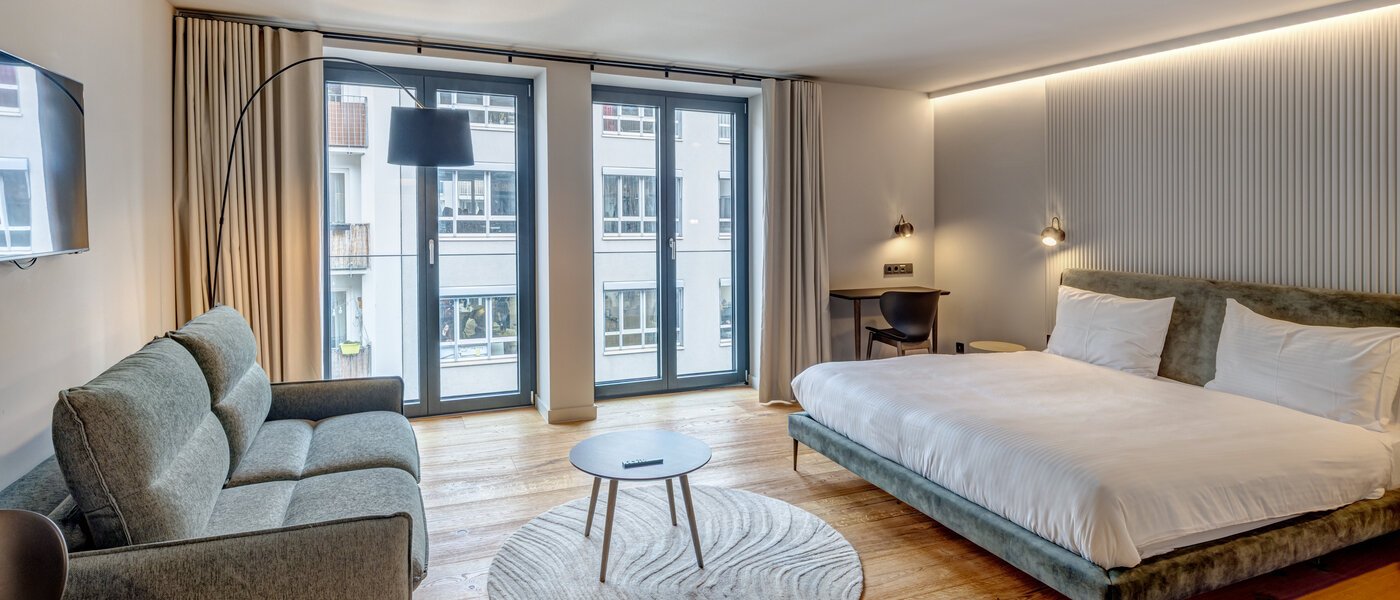 appartamento München Ludwigsvorstadt 01 zona living 14755