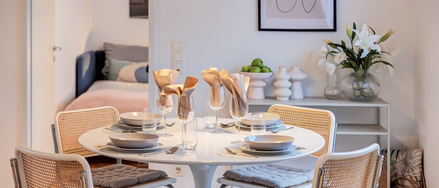 attico con terrazzo München Maxvorstadt 02 zona living 14758