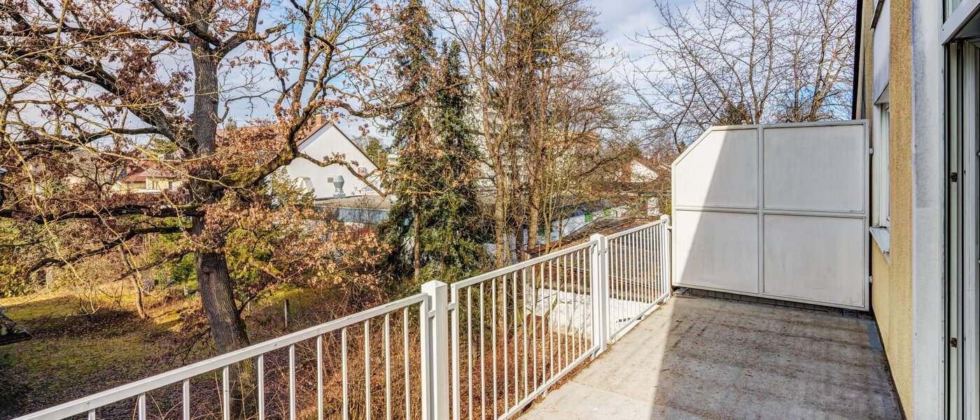 appartamento con galleria München Waldtrudering 01 balcone 14759