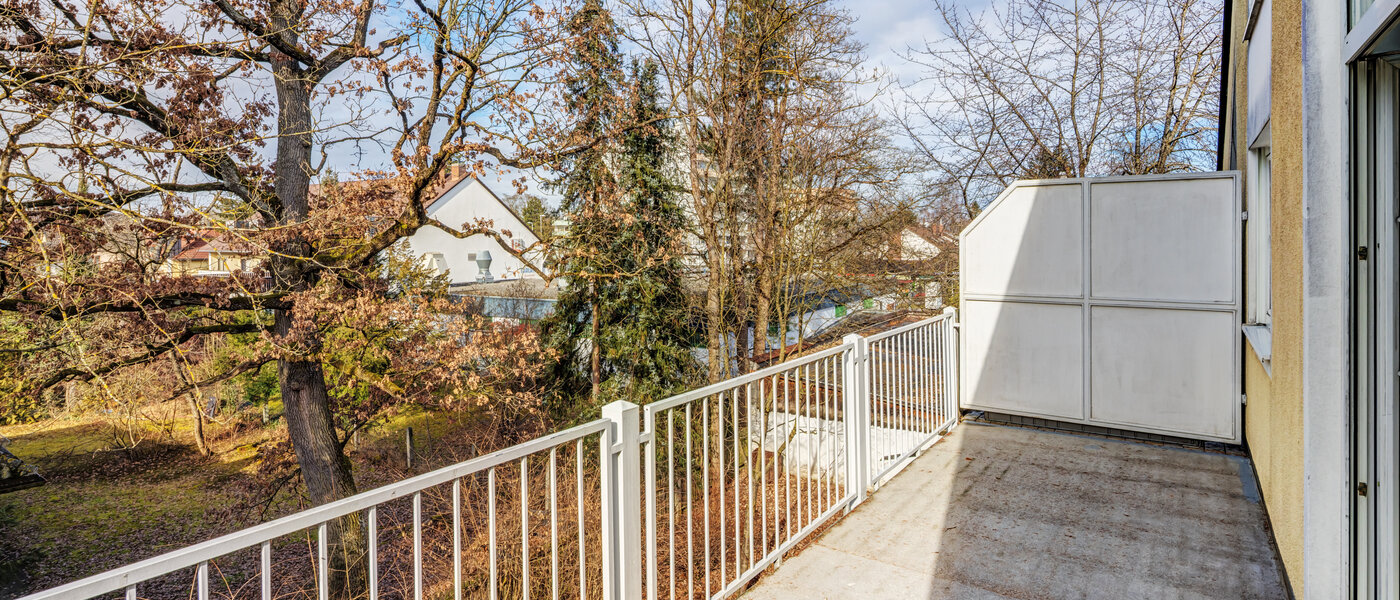 appartamento con galleria München Waldtrudering 01 balcone 14759