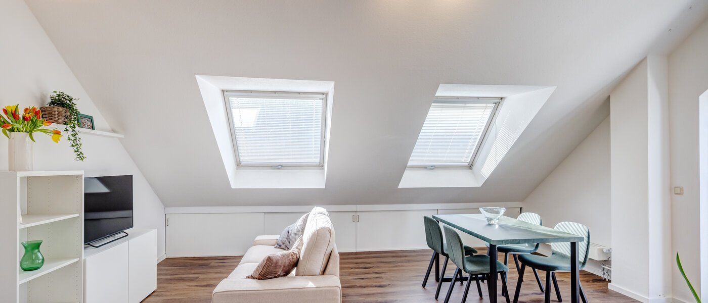 appartamento con galleria München Waldtrudering 04 zona living 14759