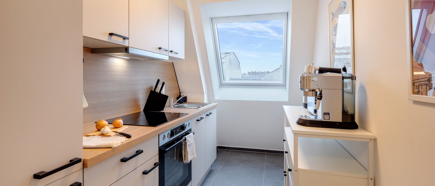 attico München Isarvorstadt 01 cucina 14762