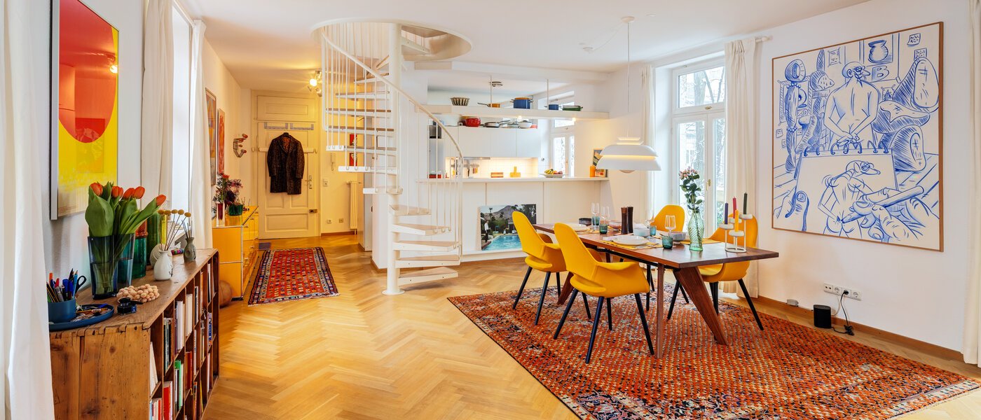 maisonette München Schwabing-West 02 zona living 14766