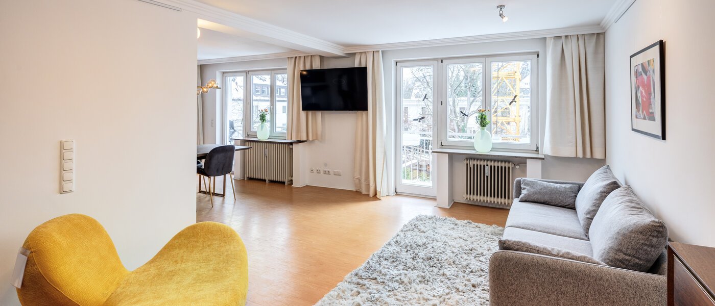 appartamento München Nymphenburg 02 zona living 14770