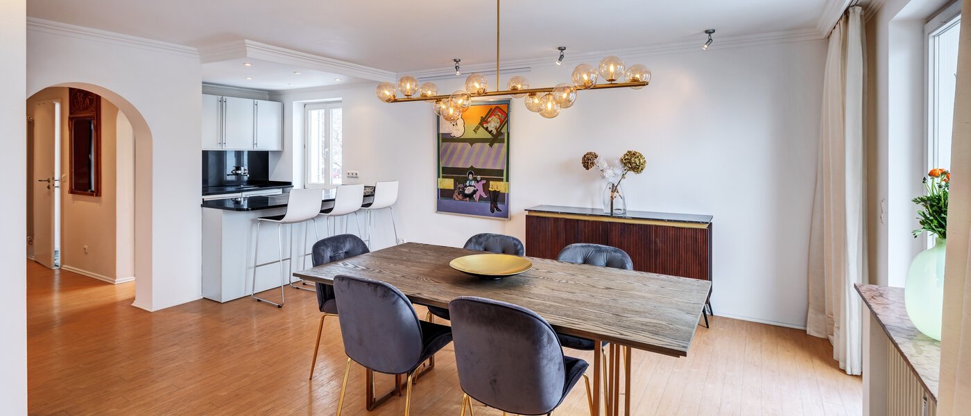 appartamento München Nymphenburg 03 zona pranzo 14770