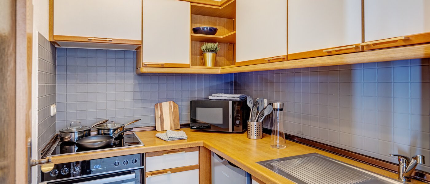 appartamento con giardino München Altperlach 01 cucina 14773