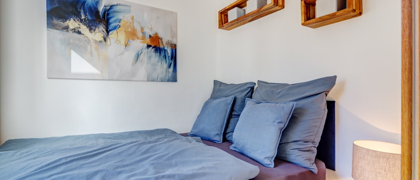 appartamento con giardino München Altperlach 01 camera da letto 14773