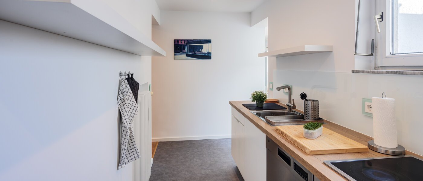 attico con terrazzo München Nymphenburg 02 cucina 14775