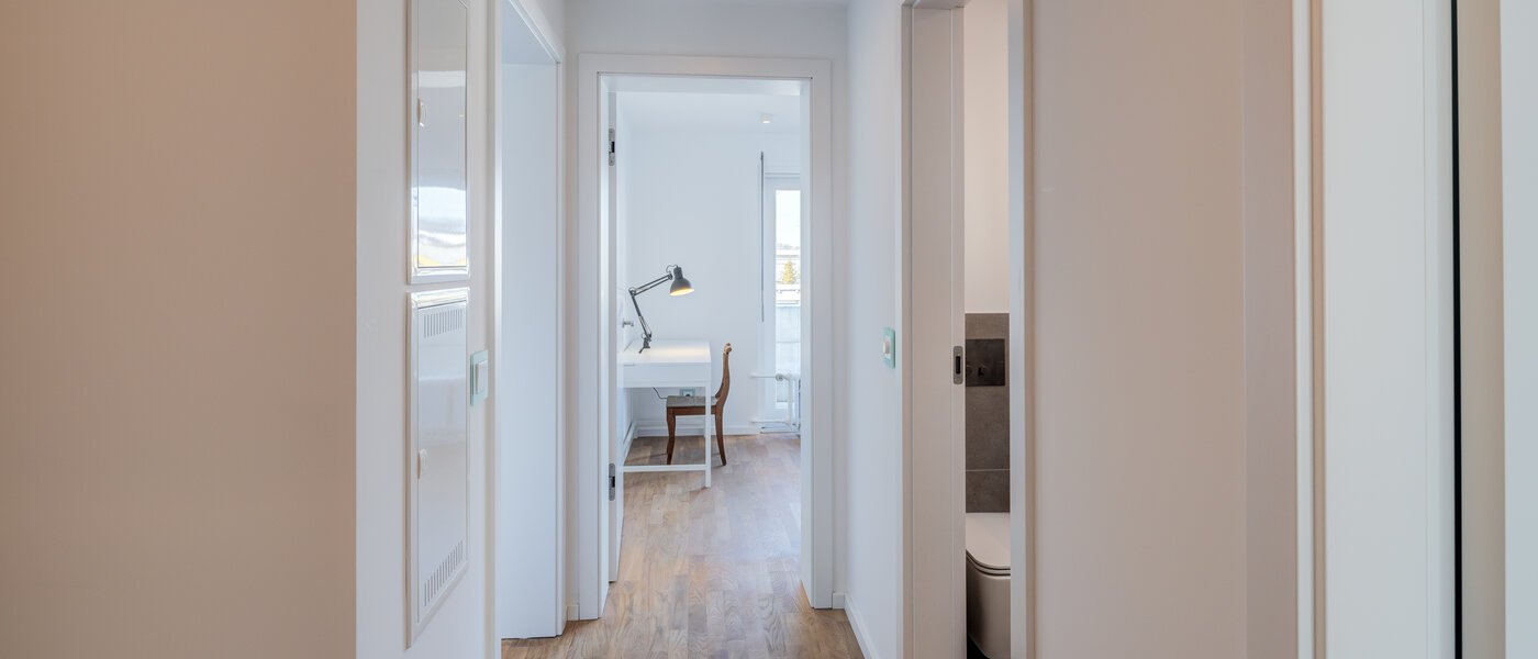 attico con terrazzo München Nymphenburg 02 ingresso/corridioio 14775