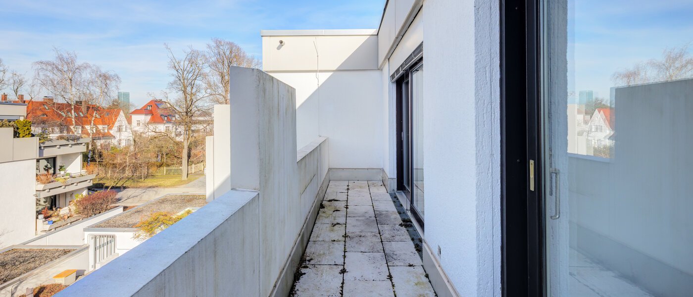 attico con terrazzo München Nymphenburg 01 2° terrazza sul tetto 14775