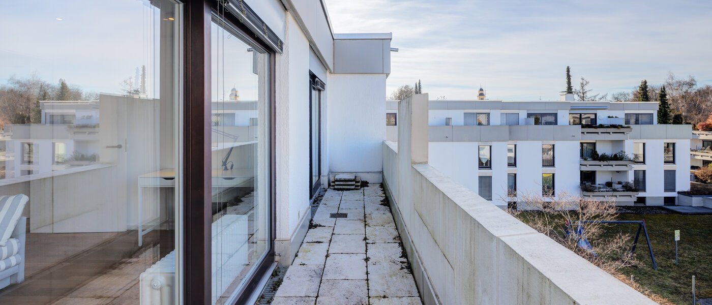 attico con terrazzo München Nymphenburg 02 2° terrazza sul tetto 14775