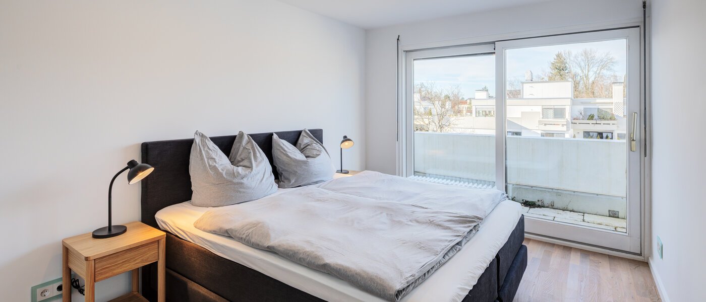 attico con terrazzo München Nymphenburg 01 1° camera da letto 14775