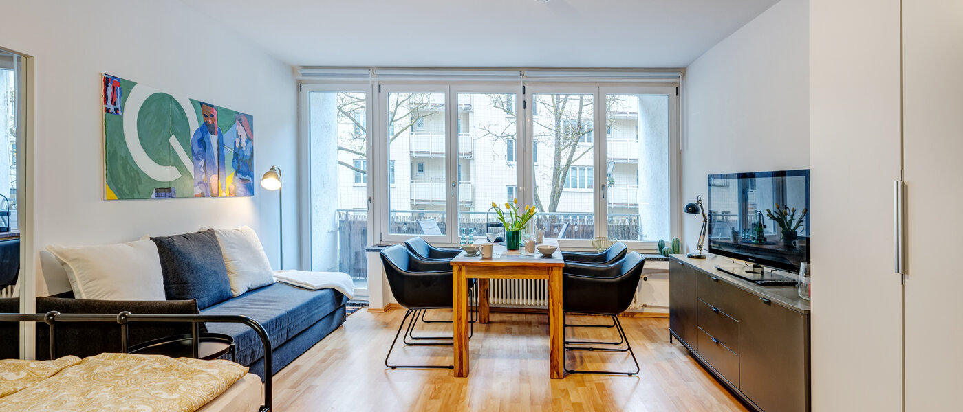 appartamento München Schwabing-West (rund um den Hohenzollernplatz) 01 zona living 14776