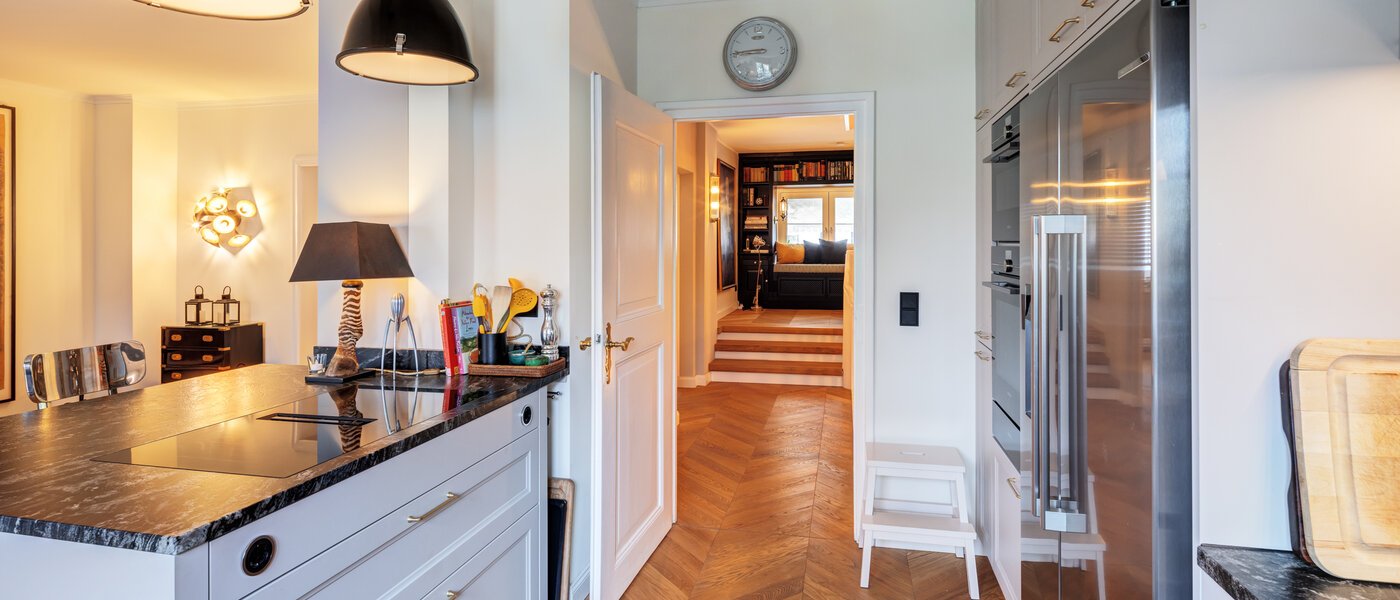 casa a schiera München Schwabing 03 cucina 14779