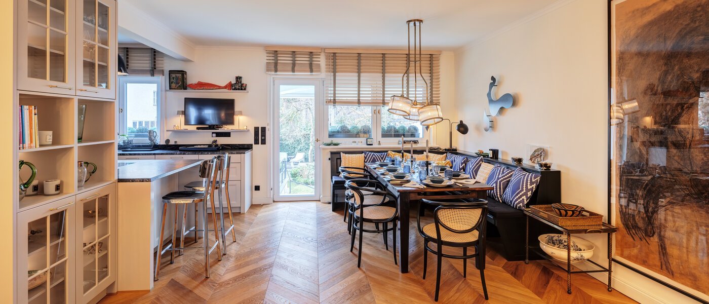 casa a schiera München Schwabing 01 zona pranzo 14779