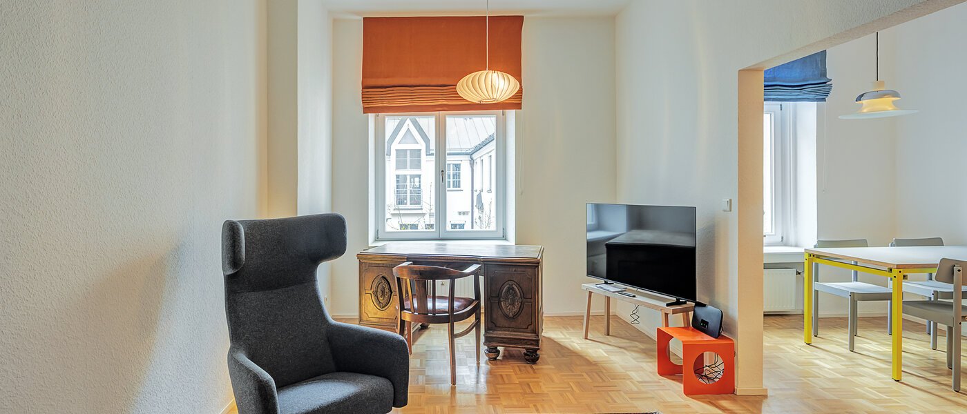 appartamento München Glockenbachviertel 01 zona living 14780