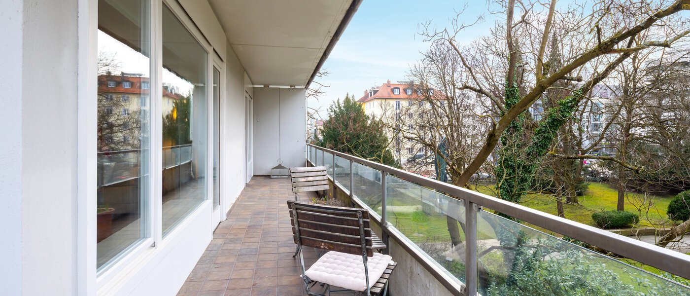 appartamento München Schwabing (rechts der Leopoldstraße) 01 balcone 14781