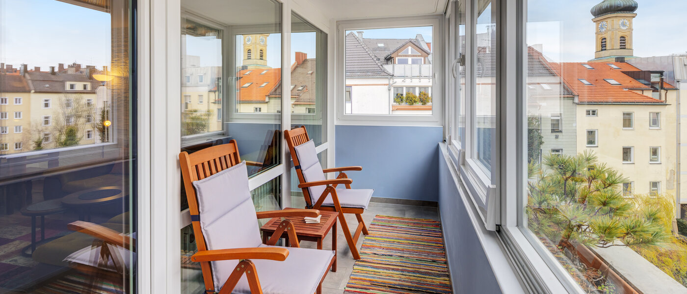 appartamento München Mittersendling 01 loggia 14783
