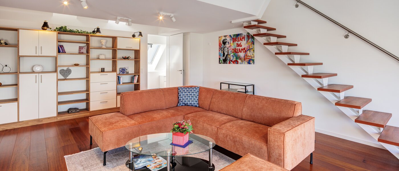 maisonnette con galleria München Maxvorstadt 05 zona living 14785