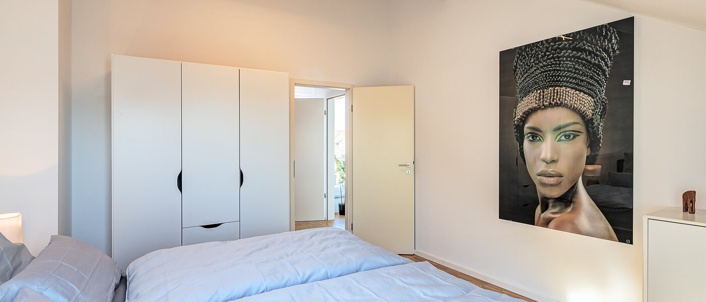 attico con terrazzo Aschheim 03 camera da letto 14787