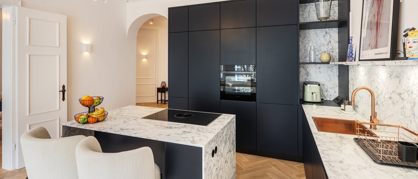 appartamento München Schwabing-West (rund um den Hohenzollernplatz) 02 cucina 14795