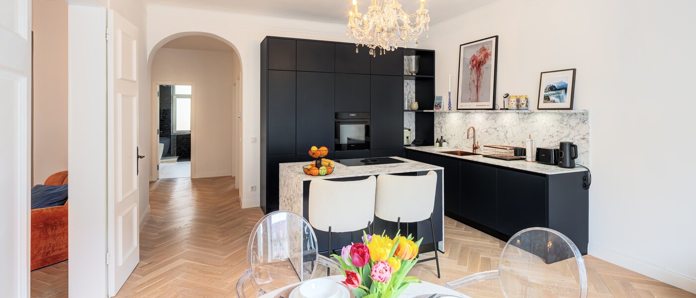 appartamento München Schwabing-West (rund um den Hohenzollernplatz) 06 cucina 14795