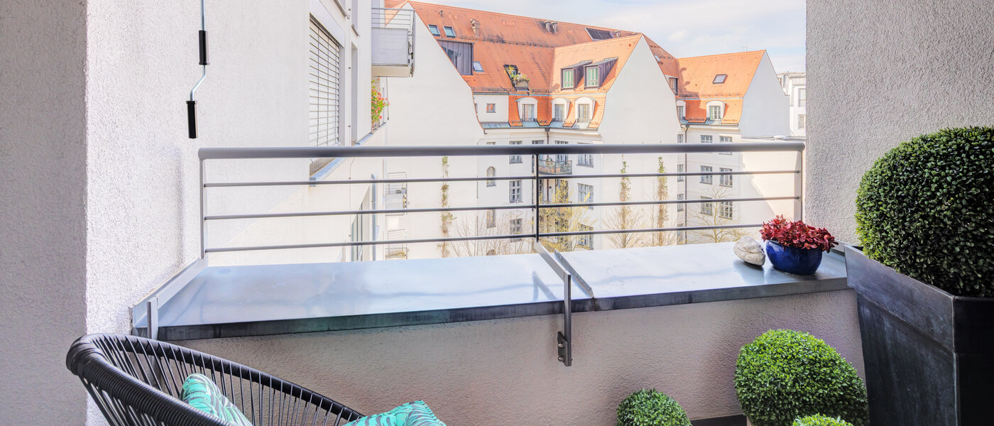 attico München Ludwigsvorstadt 01 2° Loggia 14803