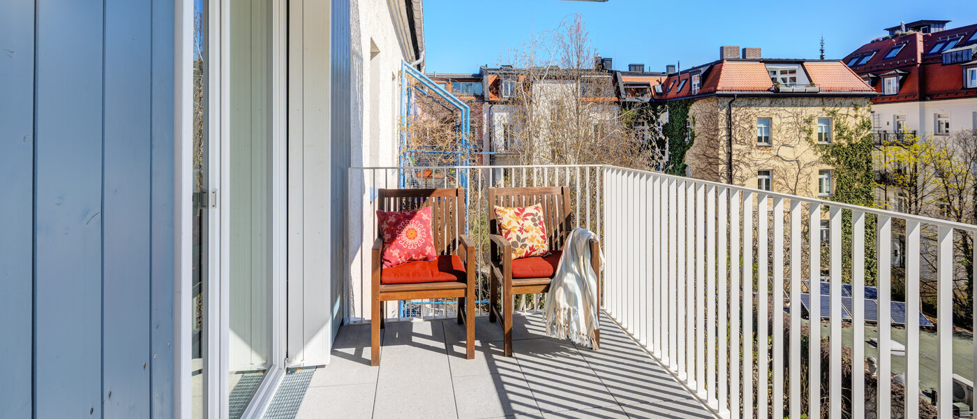 appartamento München Neuhausen 06 terrazza sul tetto 14804