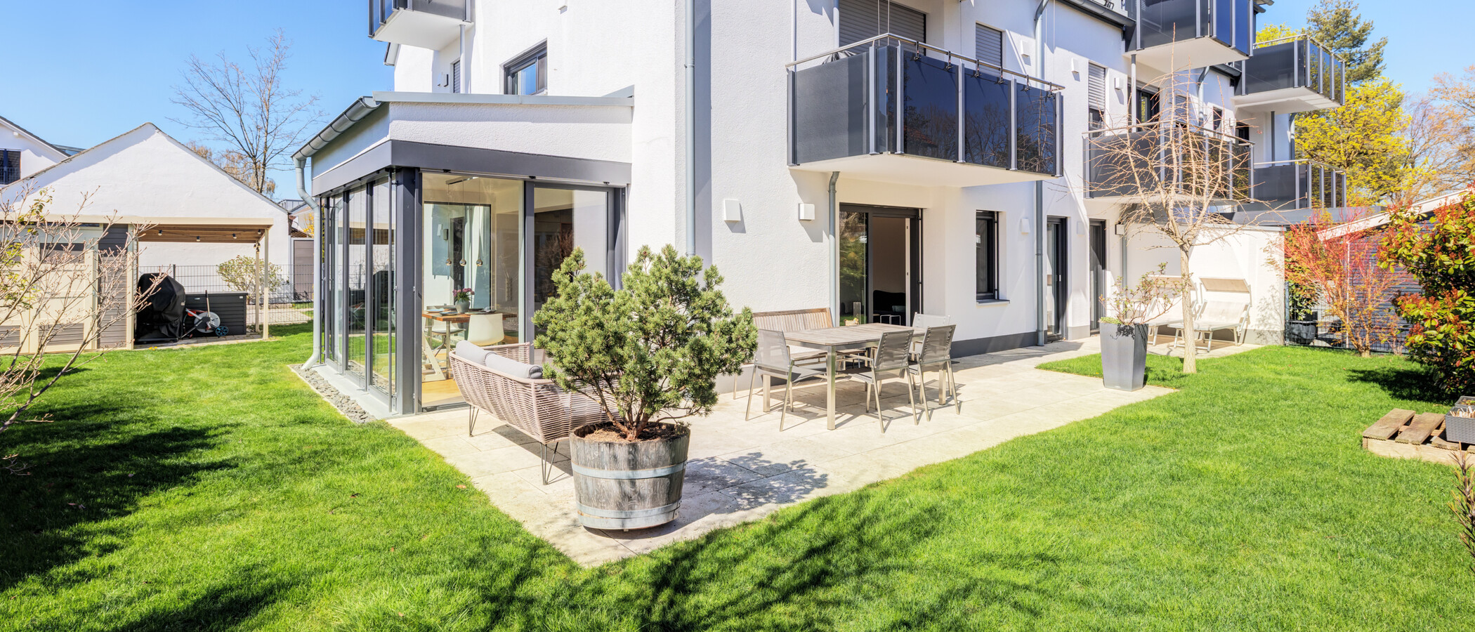 appartamento Unterschleißheim Lohhof 01 giardino 14813