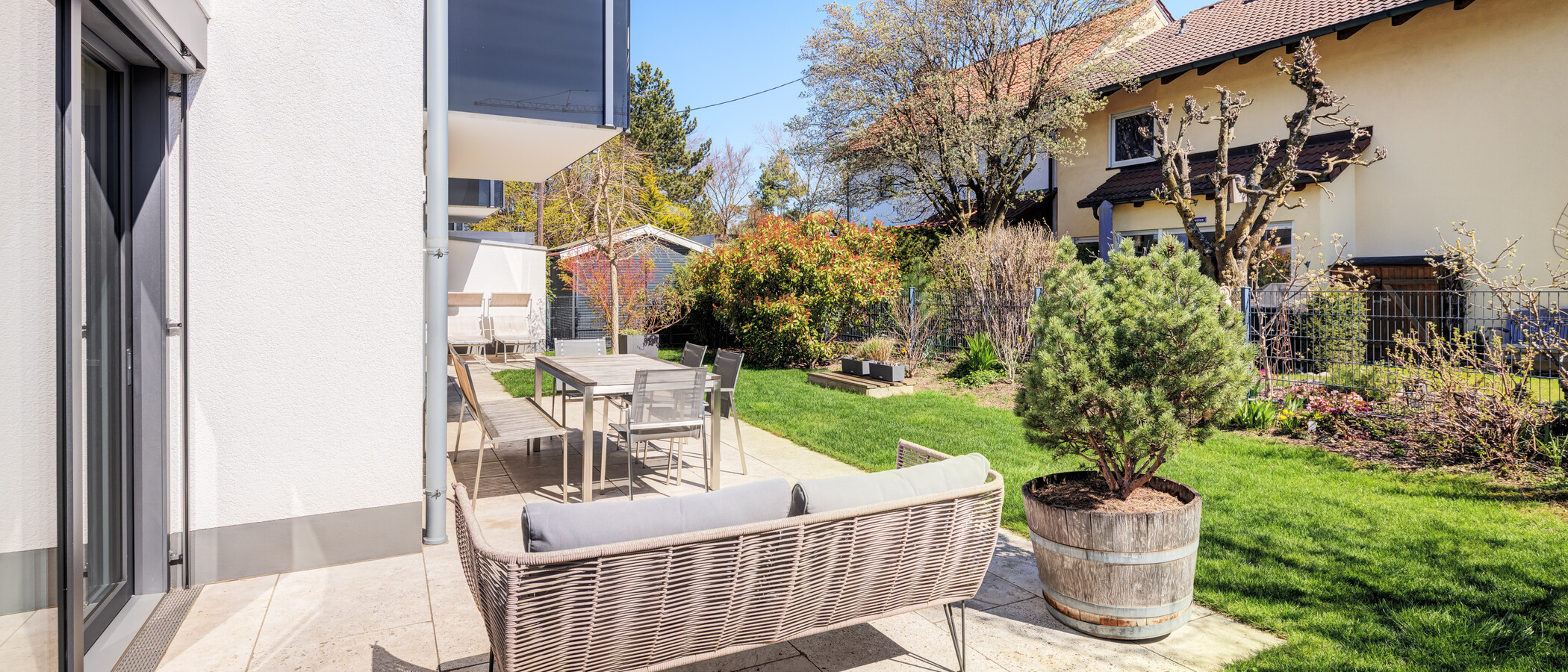 appartamento Unterschleißheim Lohhof 02 giardino 14813