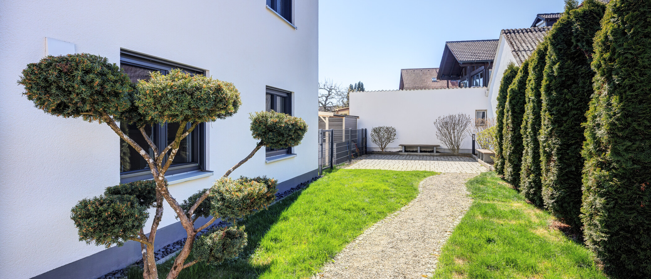 appartamento Unterschleißheim Lohhof 01 cortile interno  14813