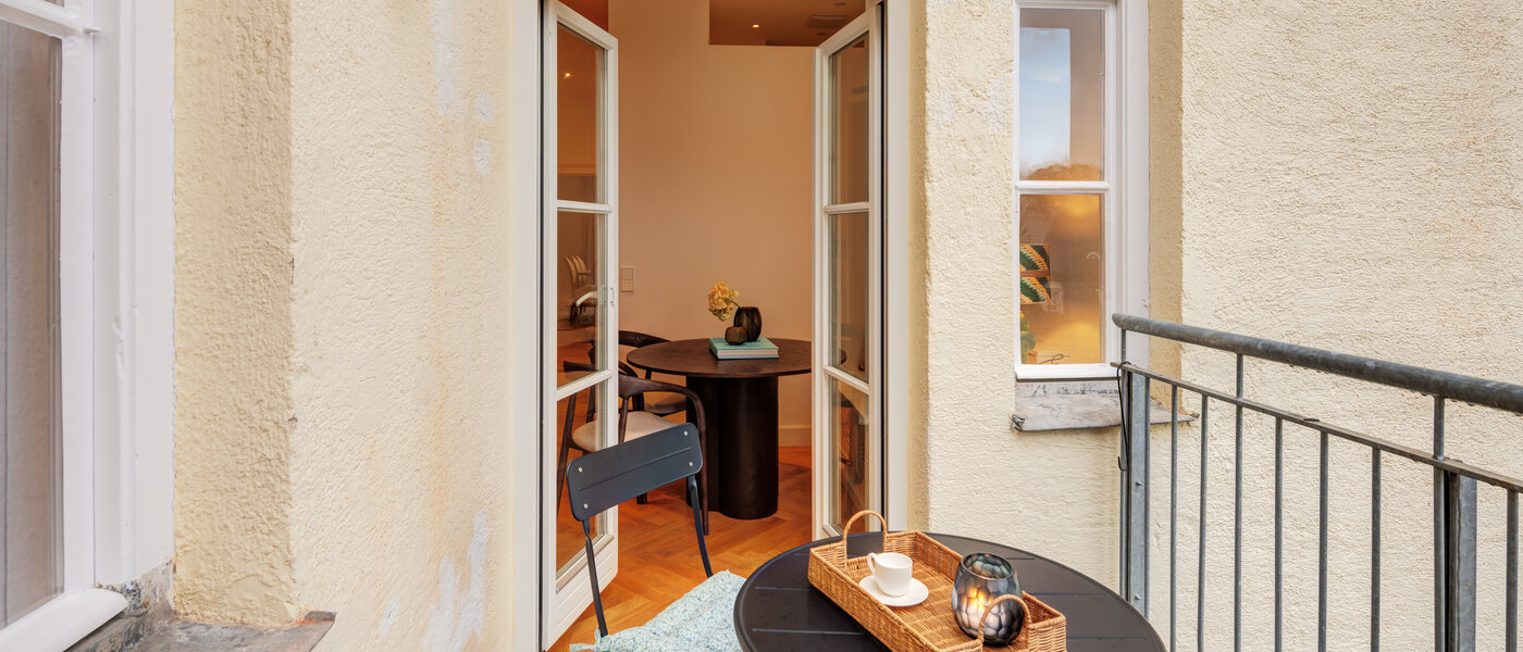 appartamento München Altbogenhausen 03 balcone 14814