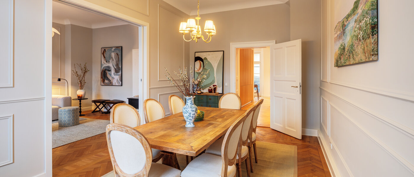 appartamento München Altbogenhausen 01 sala da pranzo 14814