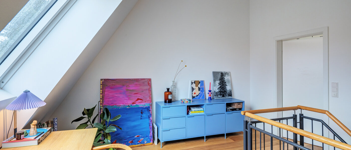 casa a schiera München Harlaching 03 zona di lavoro 14816