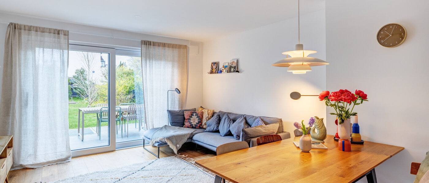 casa a schiera München Harlaching 01 zona living 14816