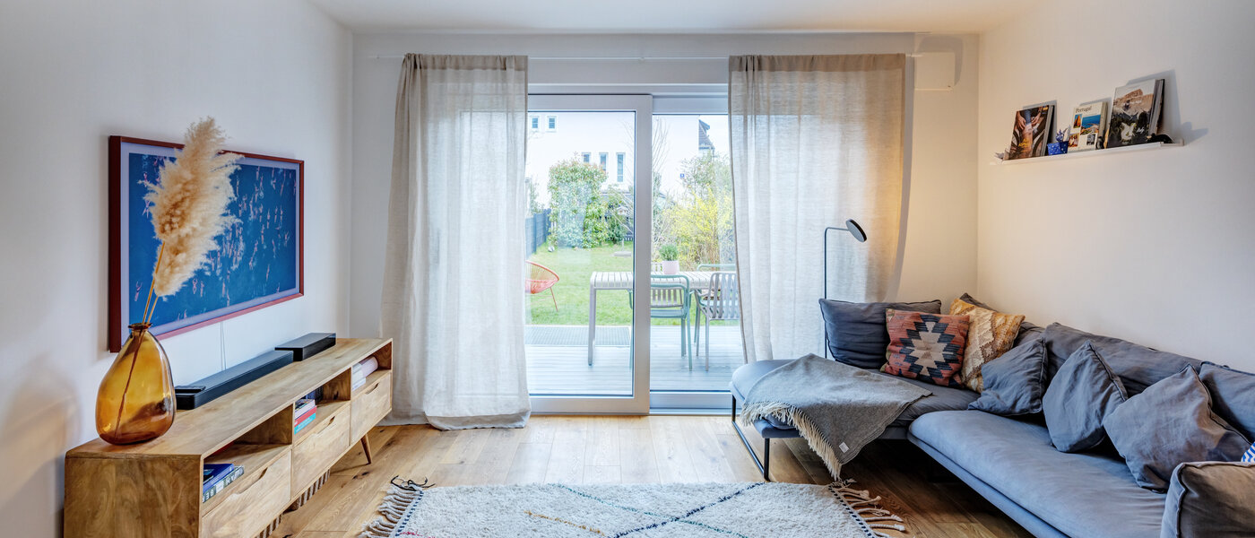 casa a schiera München Harlaching 02 zona living 14816