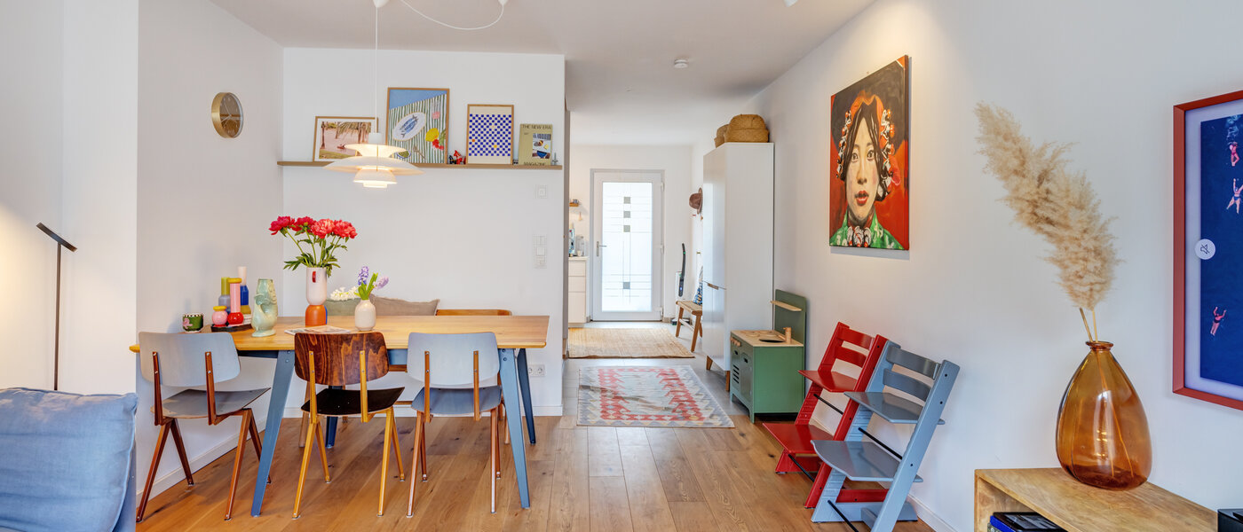 casa a schiera München Harlaching 04 zona living 14816