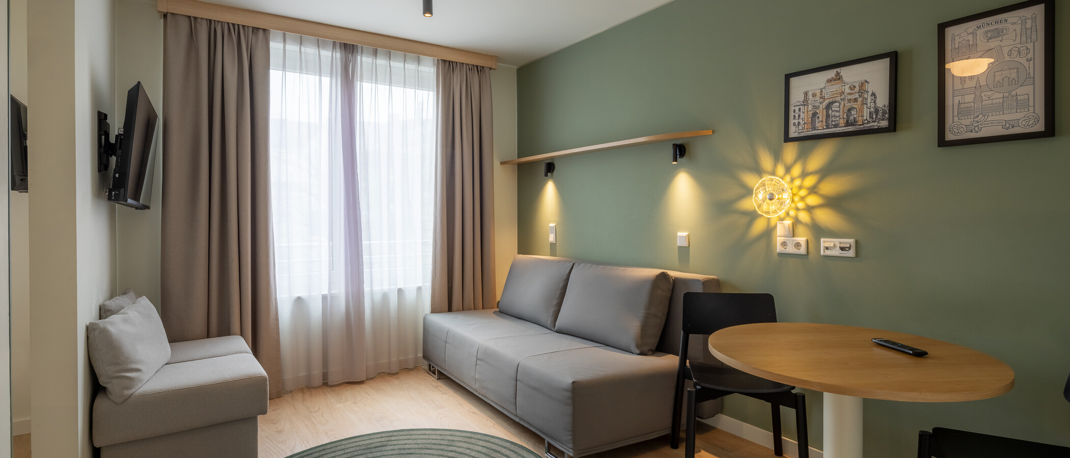 appartamento München Schwanthalerhöhe 01 zona living 14817