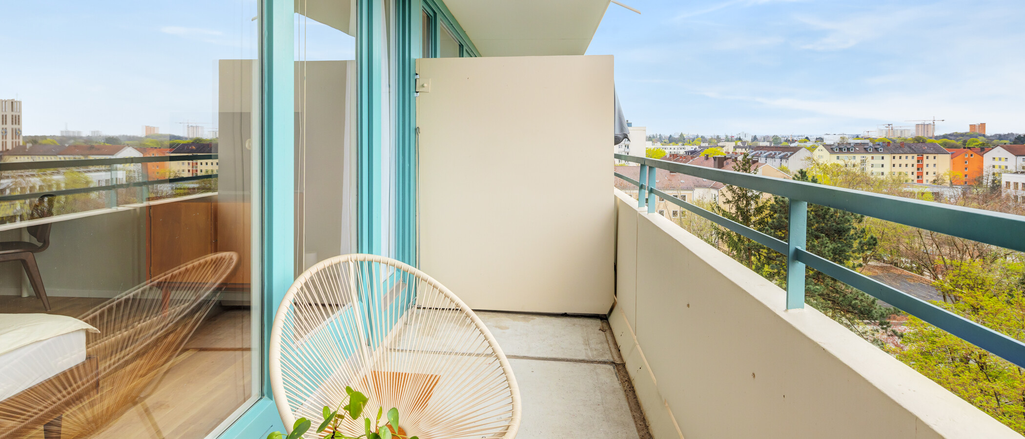 appartamento München Sendling-Westpark 03 balcone 14819