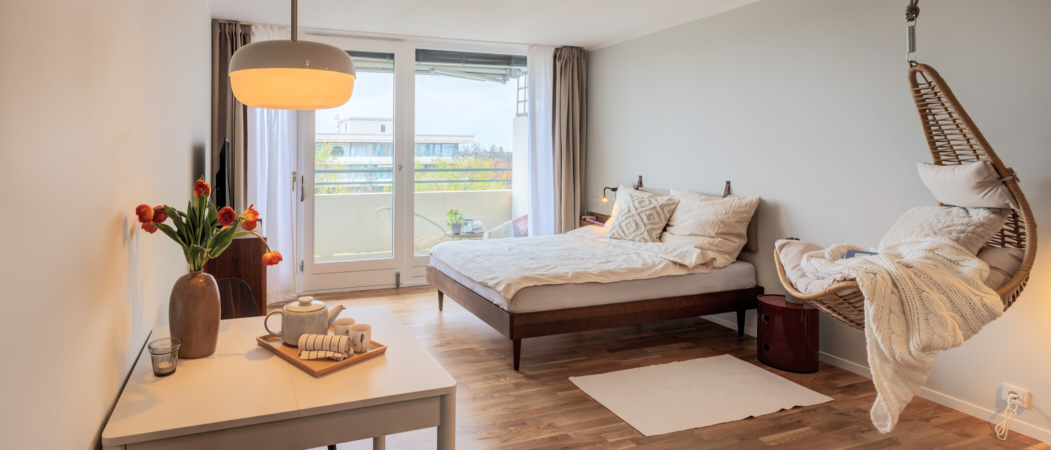 appartamento München Sendling-Westpark 01 zona living 14819