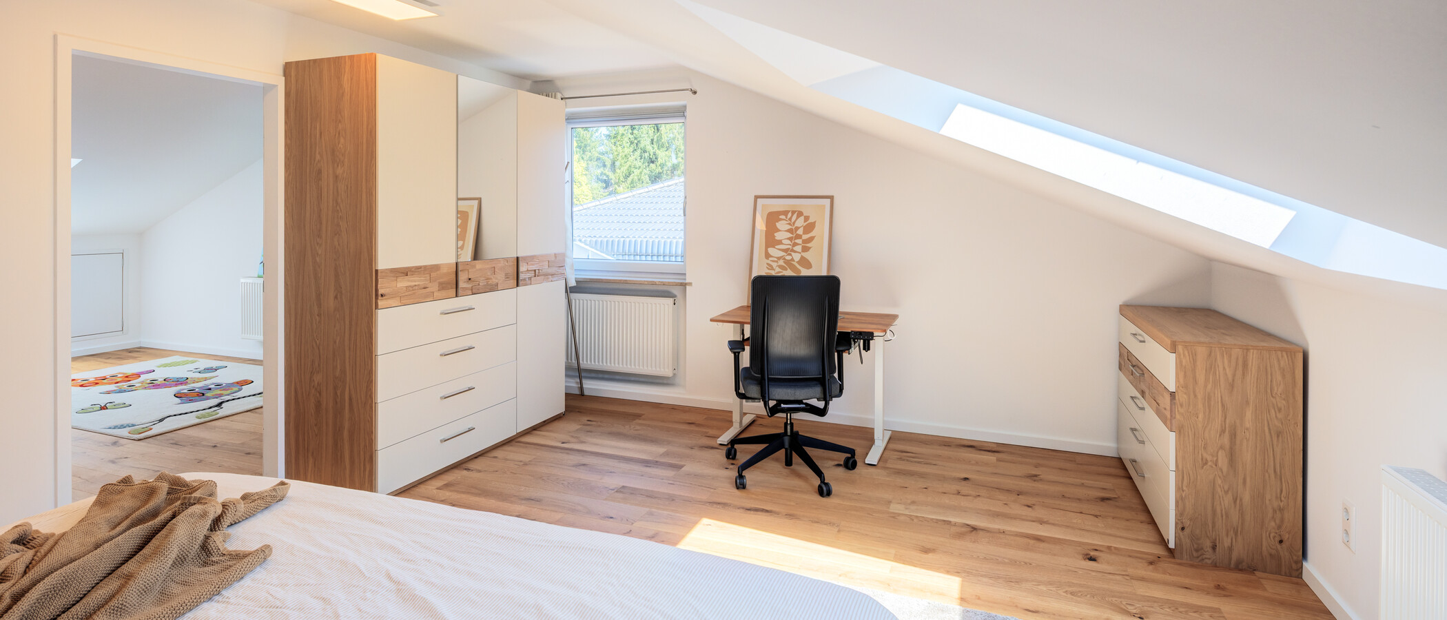 maisonette München Waldtrudering 04 1° camera da letto 14825