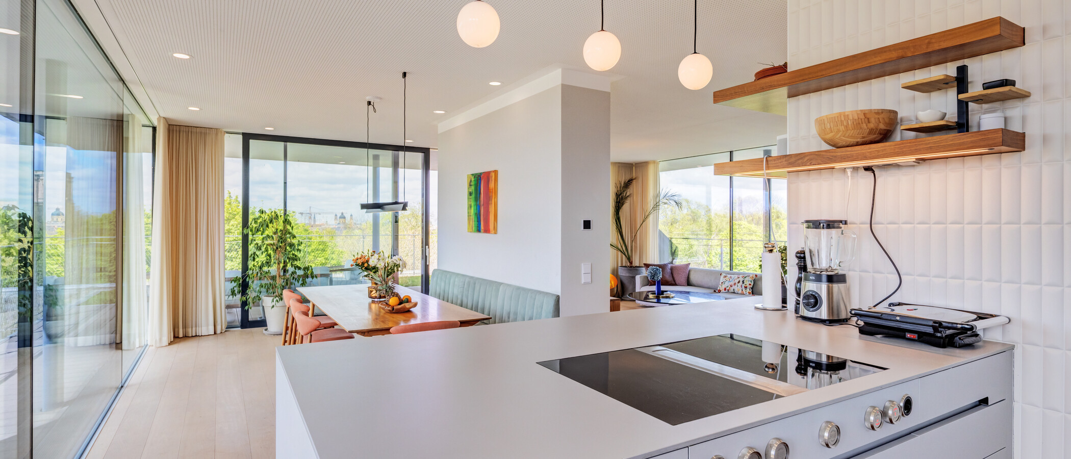 penthouse München Haidhausen 04 cucina 14832