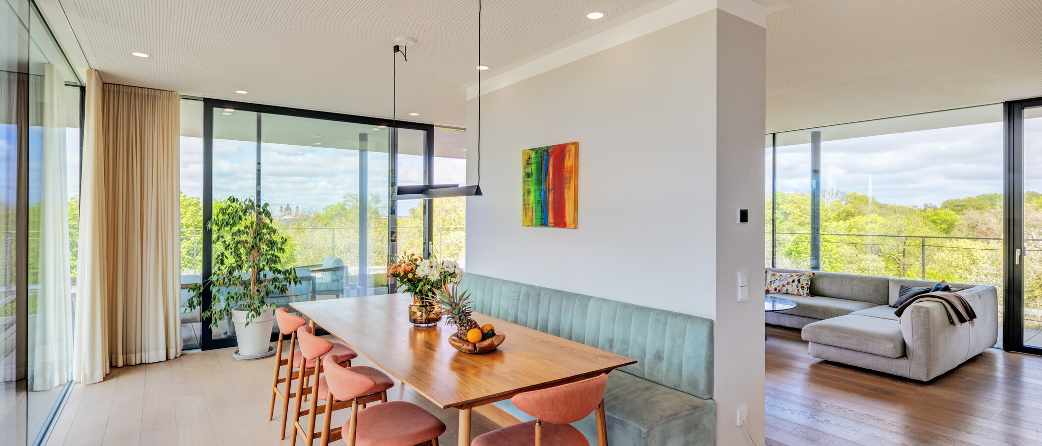 penthouse München Haidhausen 01 zona pranzo 14832