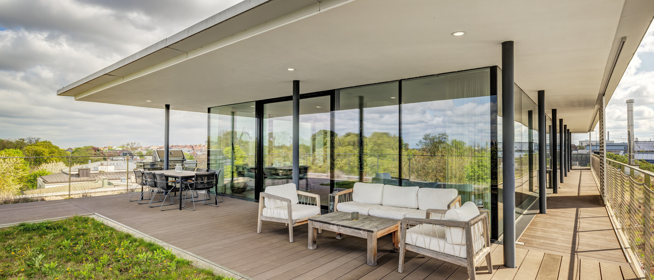 penthouse München Haidhausen 02 terrazza sul tetto 14832