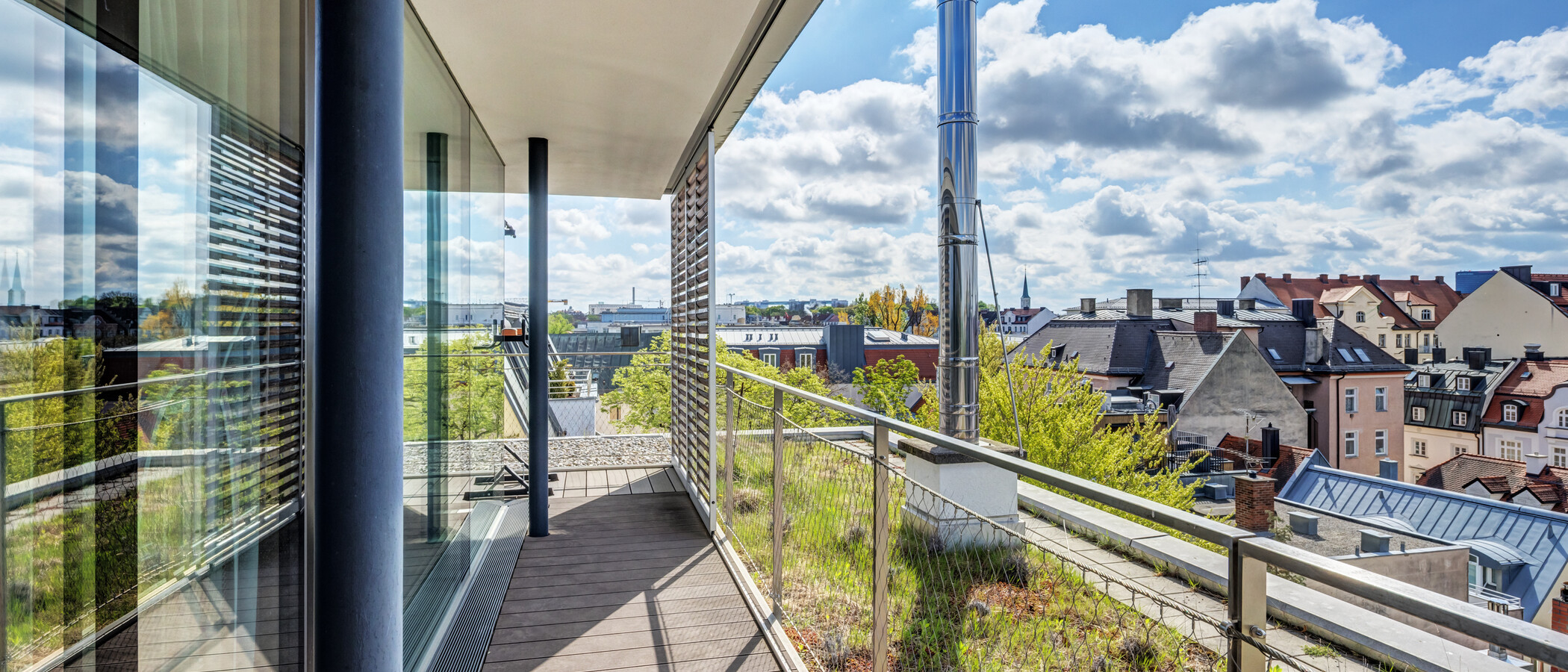 penthouse München Haidhausen 03 terrazza sul tetto 14832