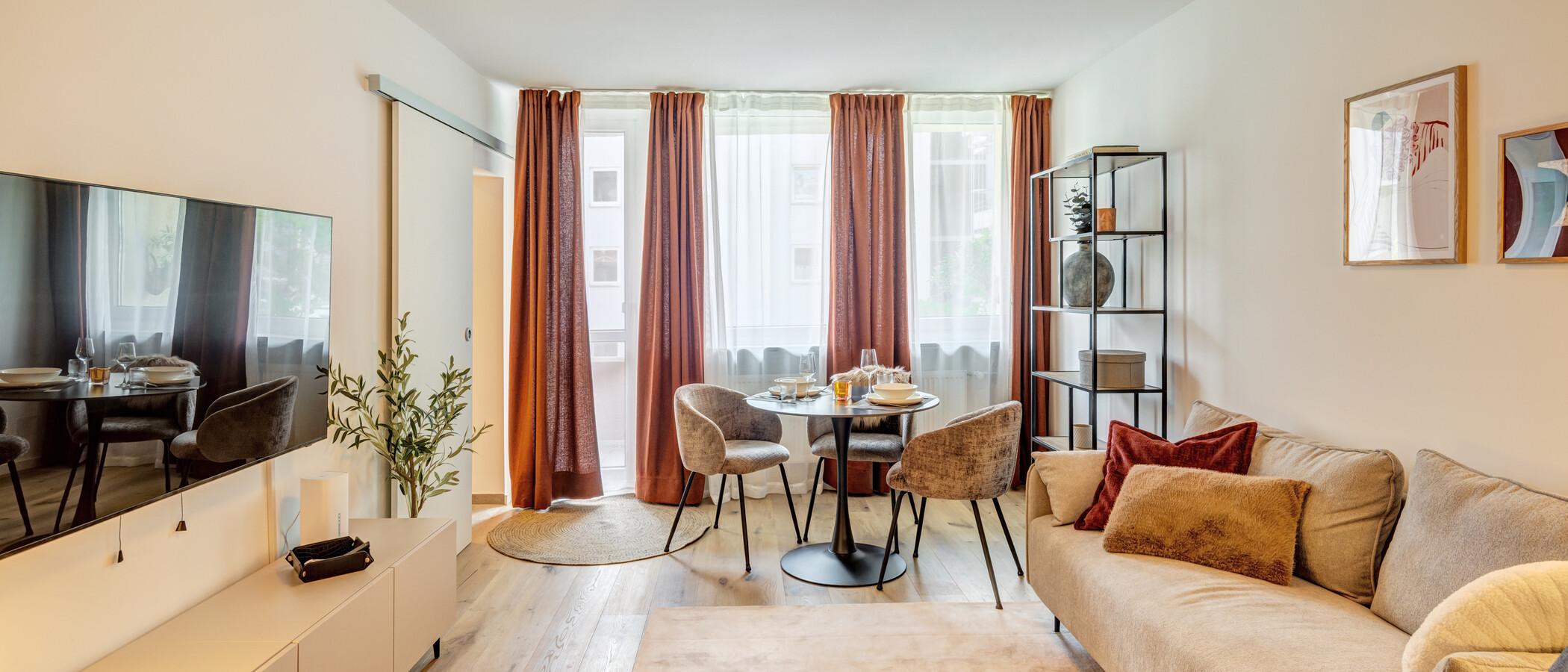 appartamento München Schwabing-West 03 zona living 14841