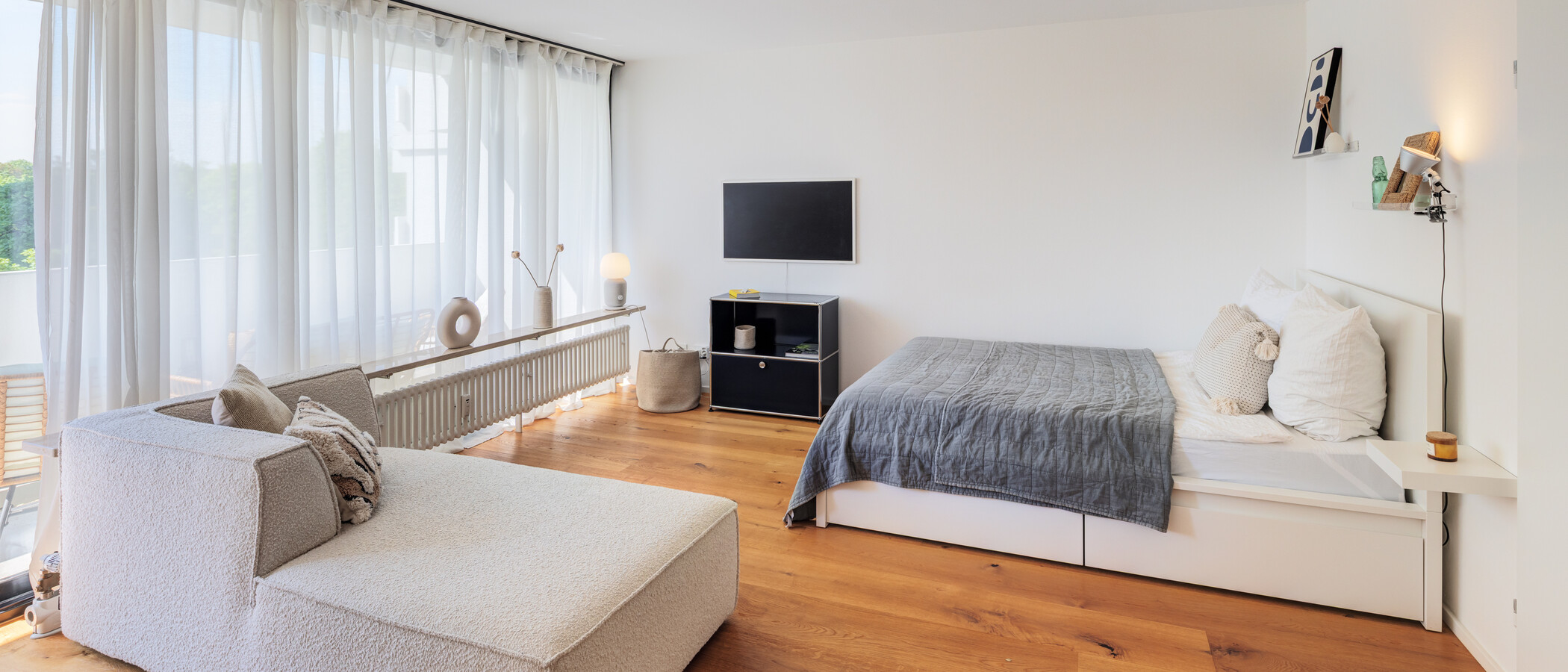 appartamento München Nymphenburg 02 zona living 14845