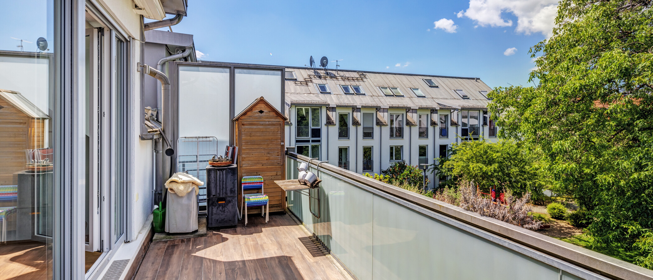 appartamento München Oberföhring 01 balcone 14848