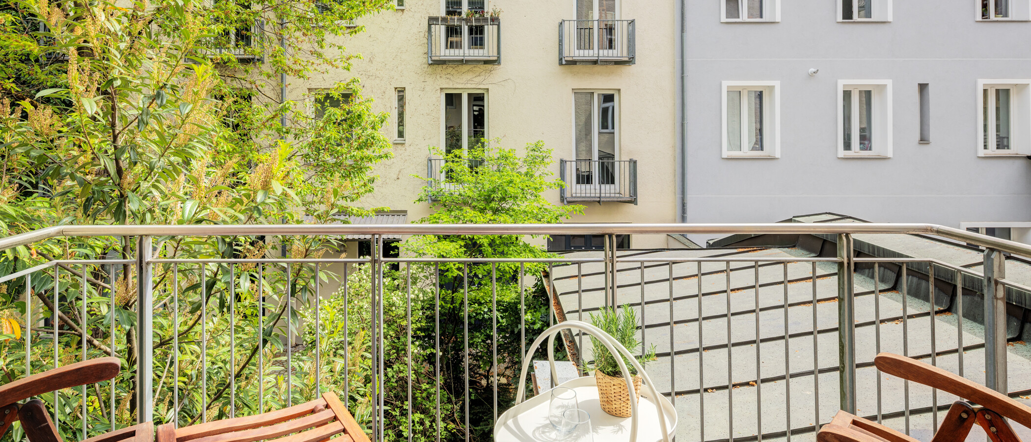 appartamento München Glockenbachviertel 02 balcone 14849